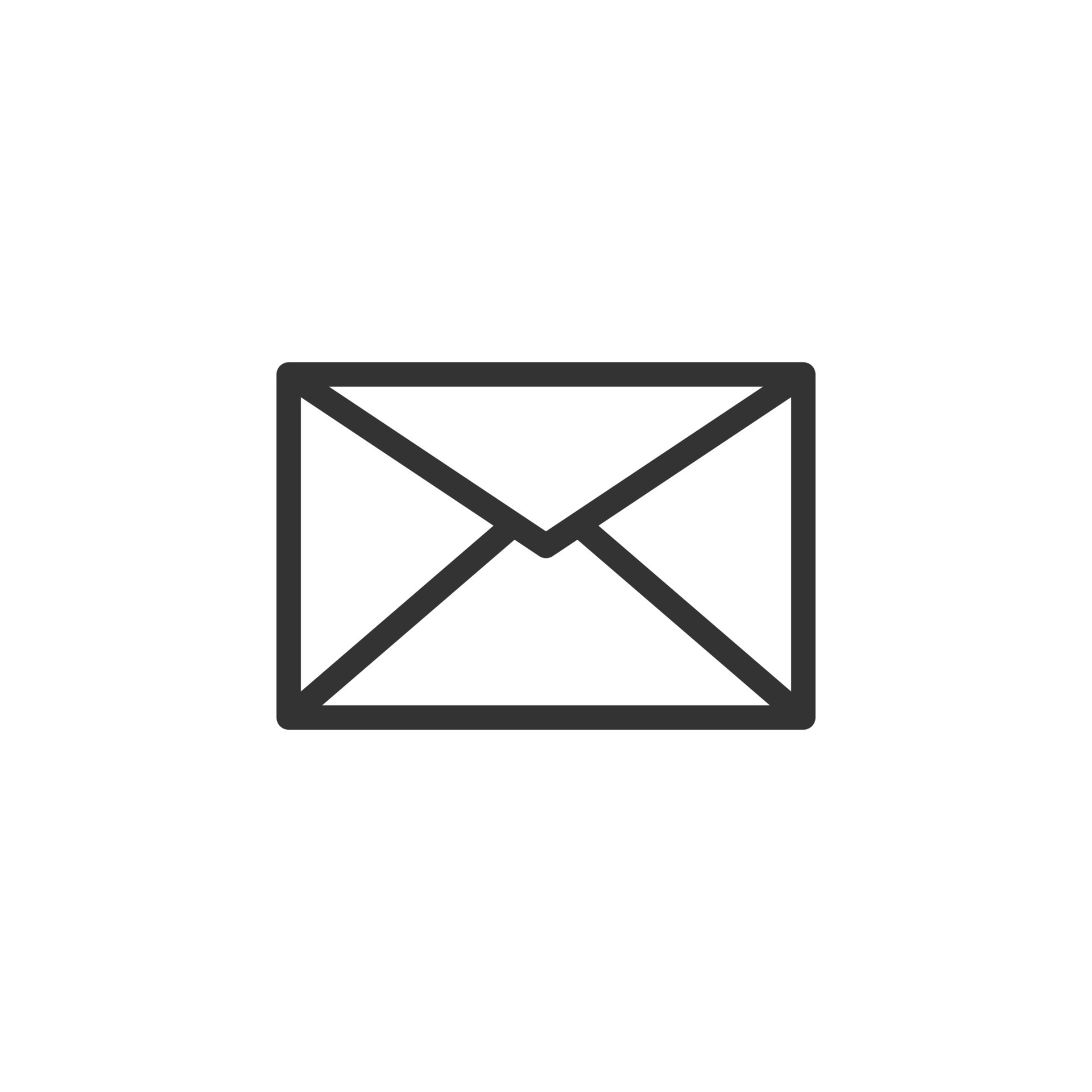 Email outline icon isolated white background. Vector eps10 5129860