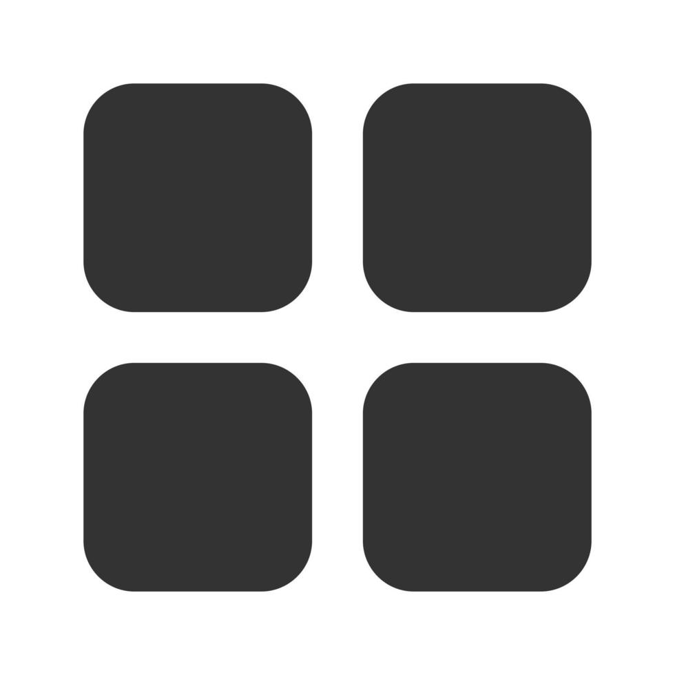 Category black filled icon style. vector