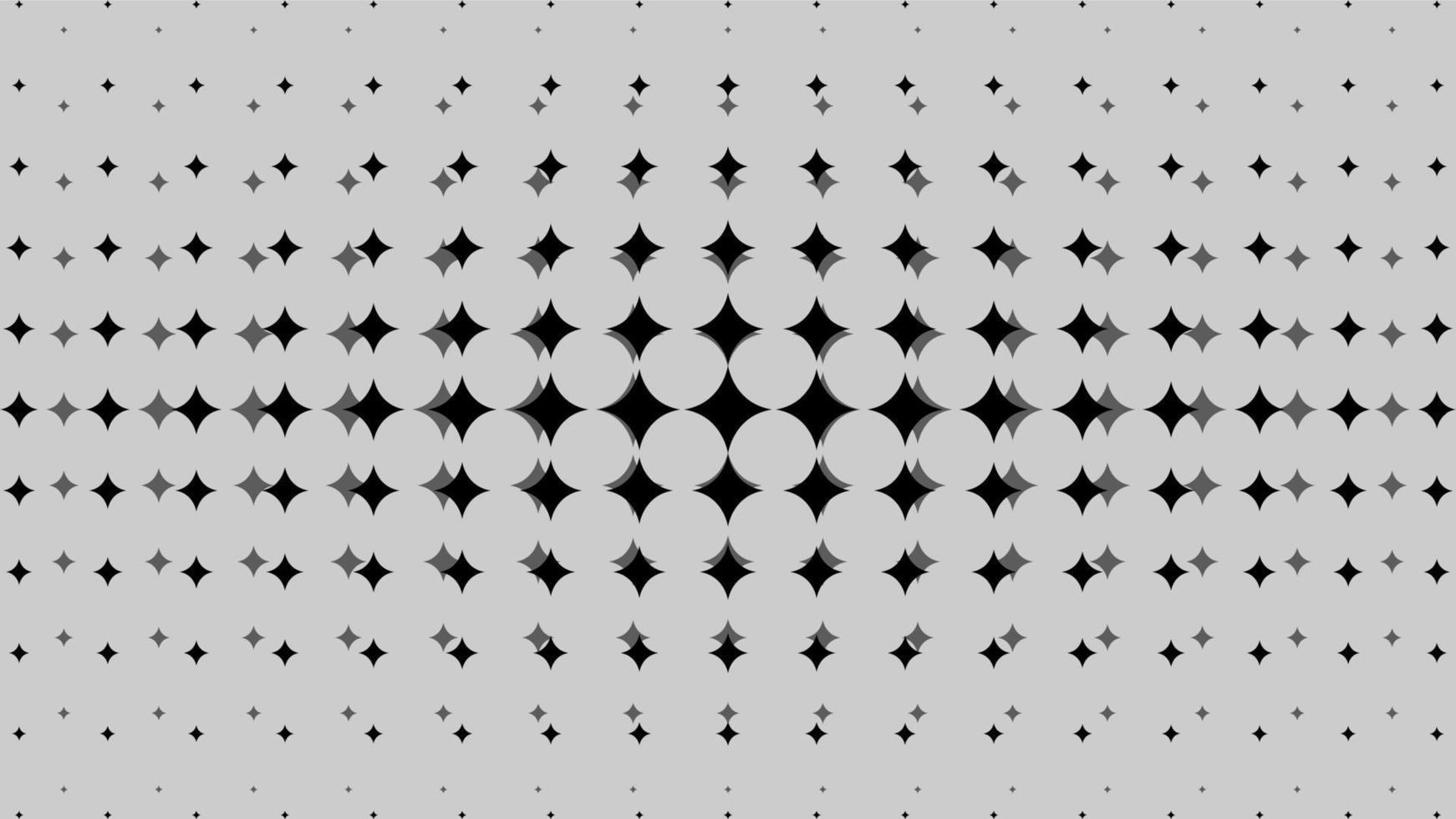 The diamonds pattern halftones on grey background vector