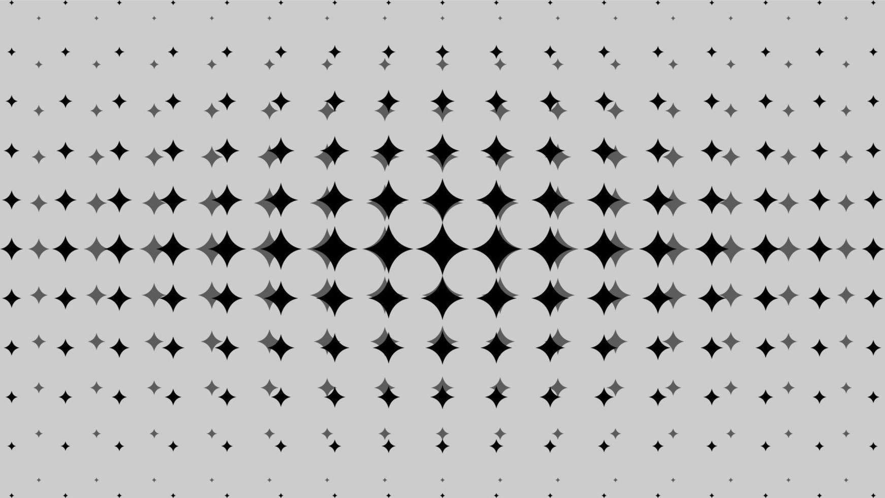 The diamonds pattern halftones on grey background vector