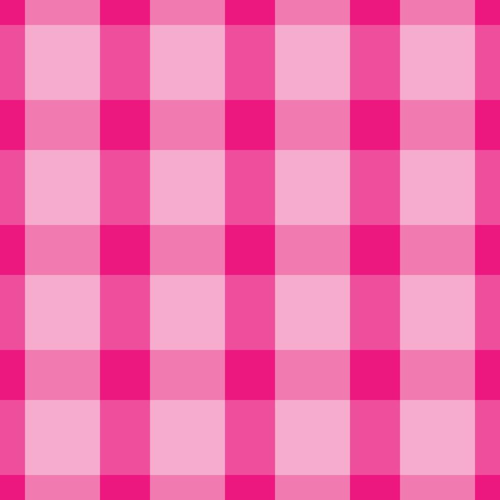 pink seamless pattern cloth graphic simple square tartan pattern vector