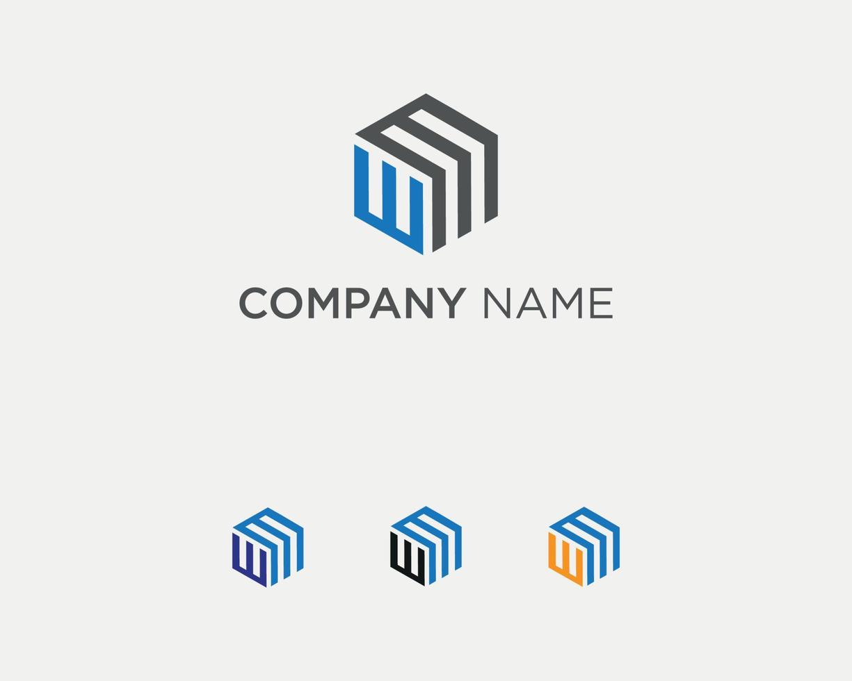 WM Polygon Logo vector