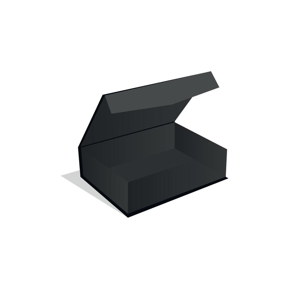 Premium Black Box Design vector