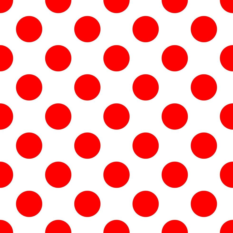 seamless dots pattern. seamless texture with red dots vector
