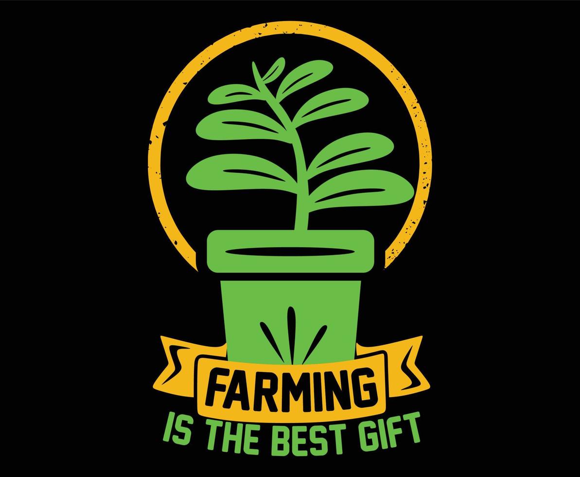 Gardening T shirt design vector download