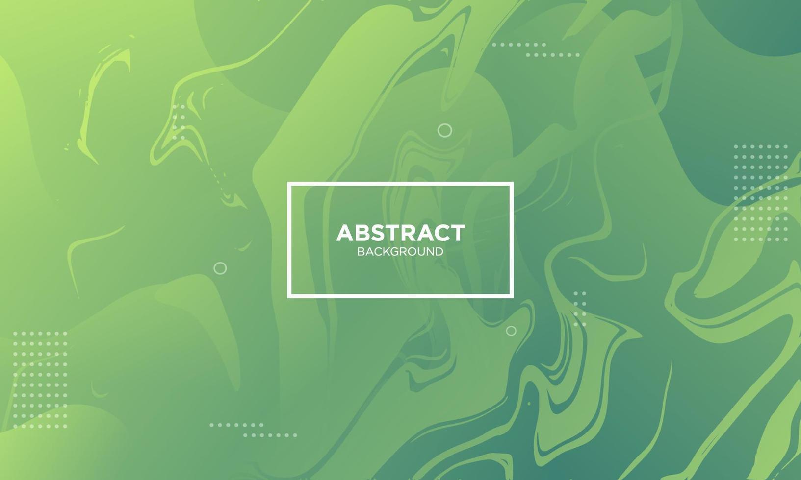 Abstract Green Fluid Wave Background vector