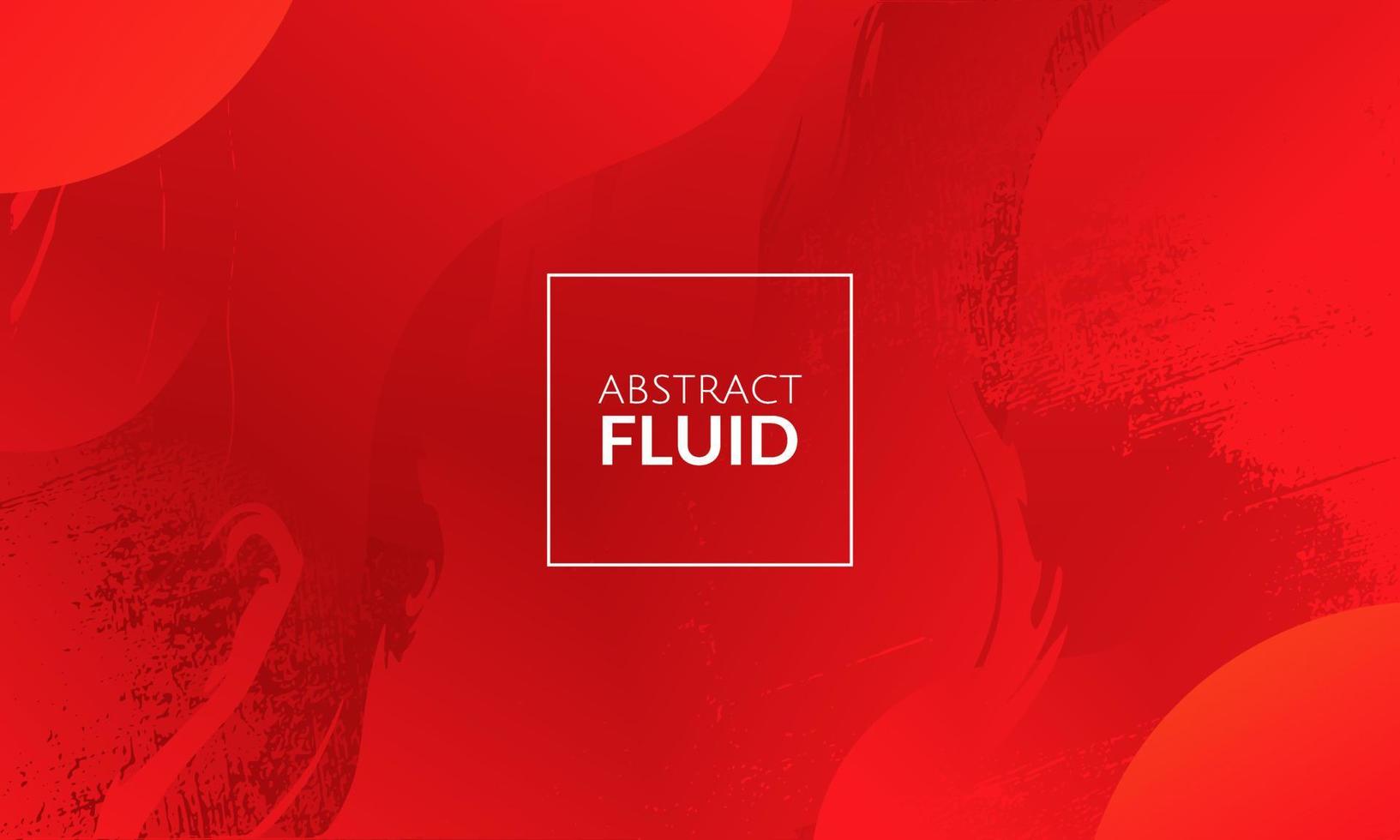 Abstract Red Fluid Wave Background vector