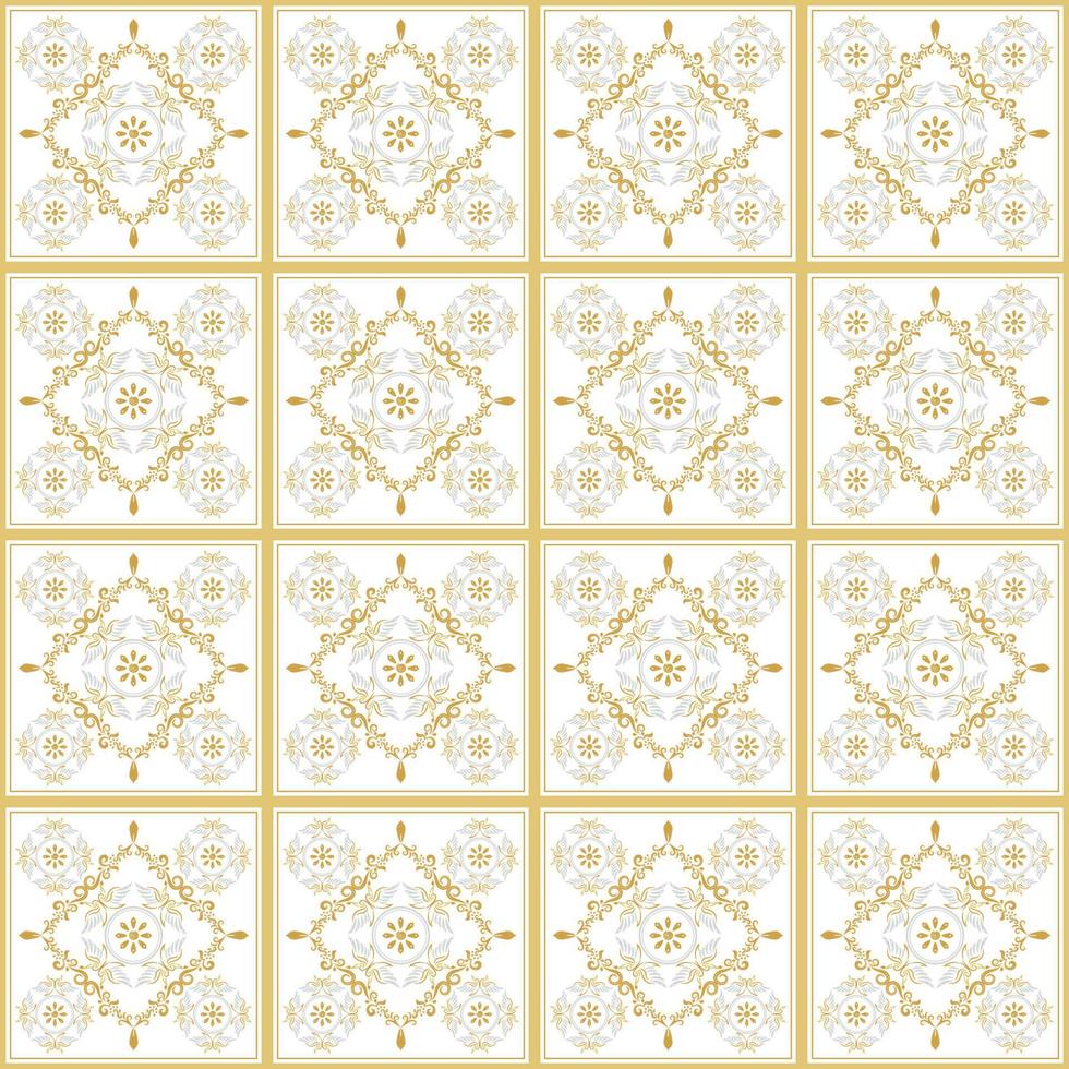 Luxury Golden ornamental seamless Pattern vector