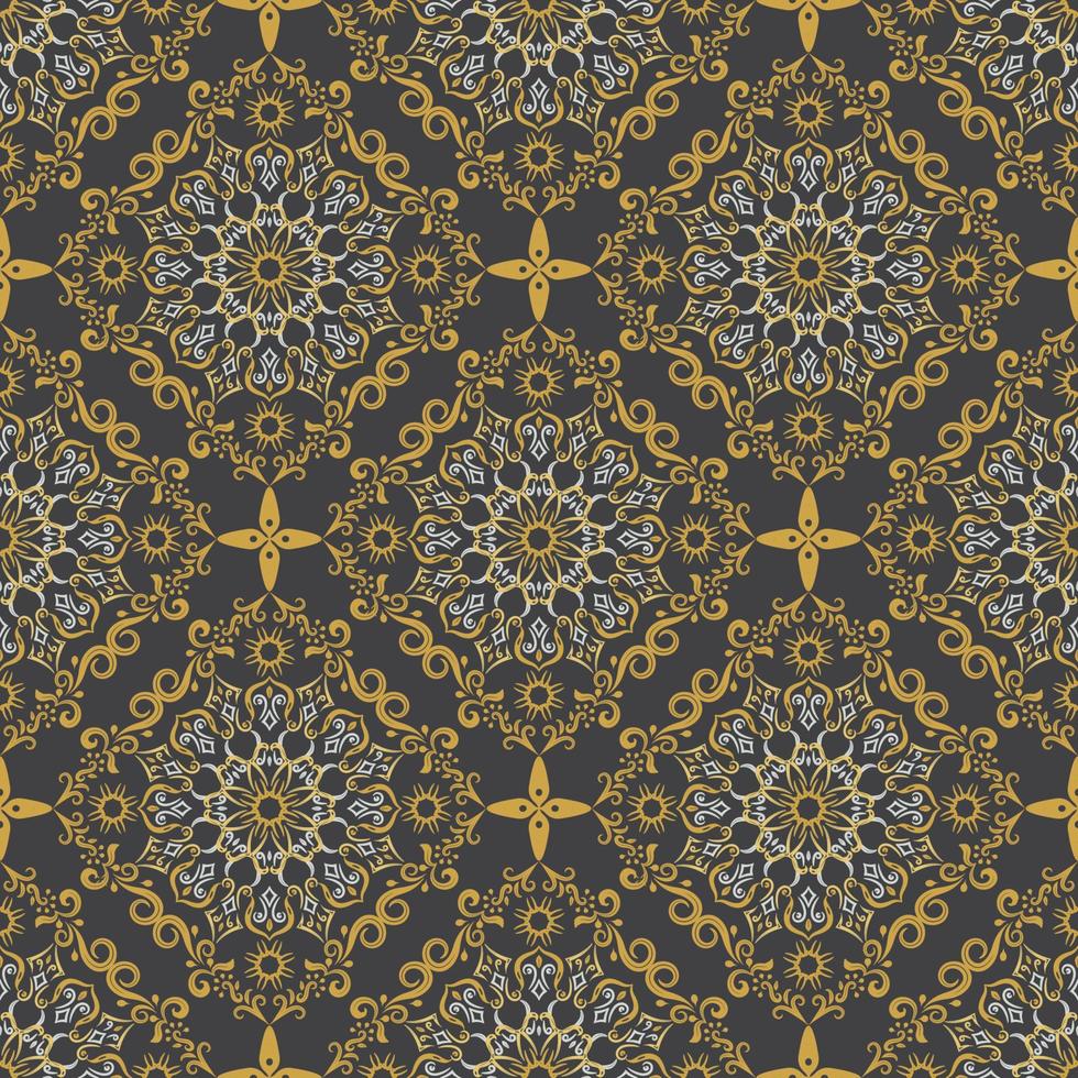 Luxury Golden ornamental seamless Pattern vector