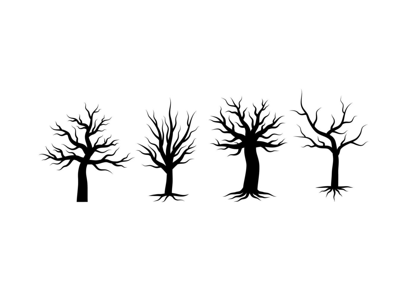 Dead tree icon design template vector isolated