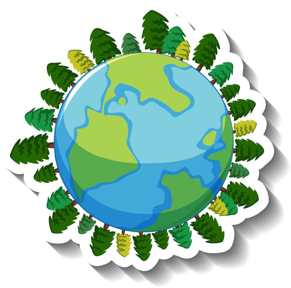 planeta tierra con árboles en estilo de dibujos animados 5132798 Vector en Vecteezy planeta tierra con árboles en estilo de dibujos animados 5132798 Vector en Vecteezy