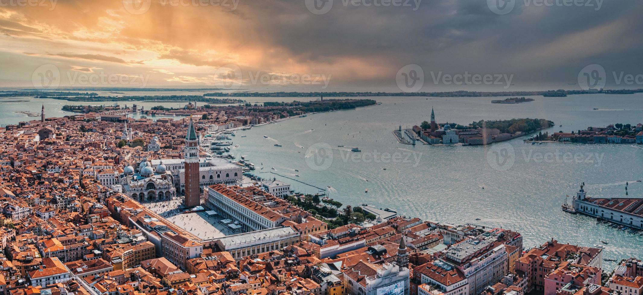 Aerial View Of Venice near Saint Mark's Square photo