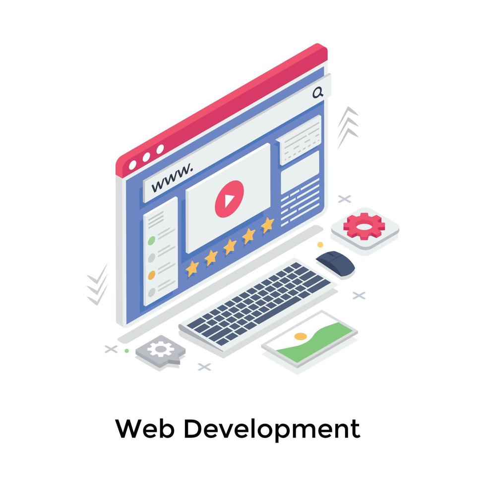 Video Streaming Concept vector