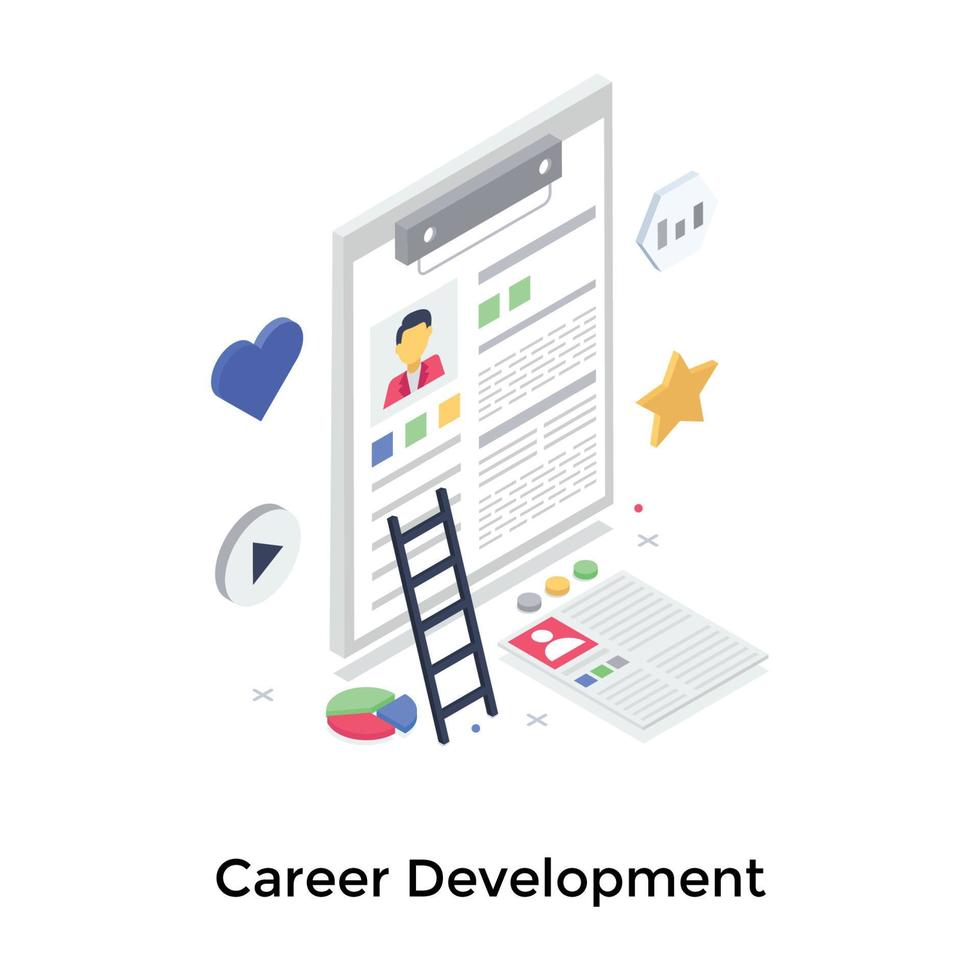 Career Development Concepts vector