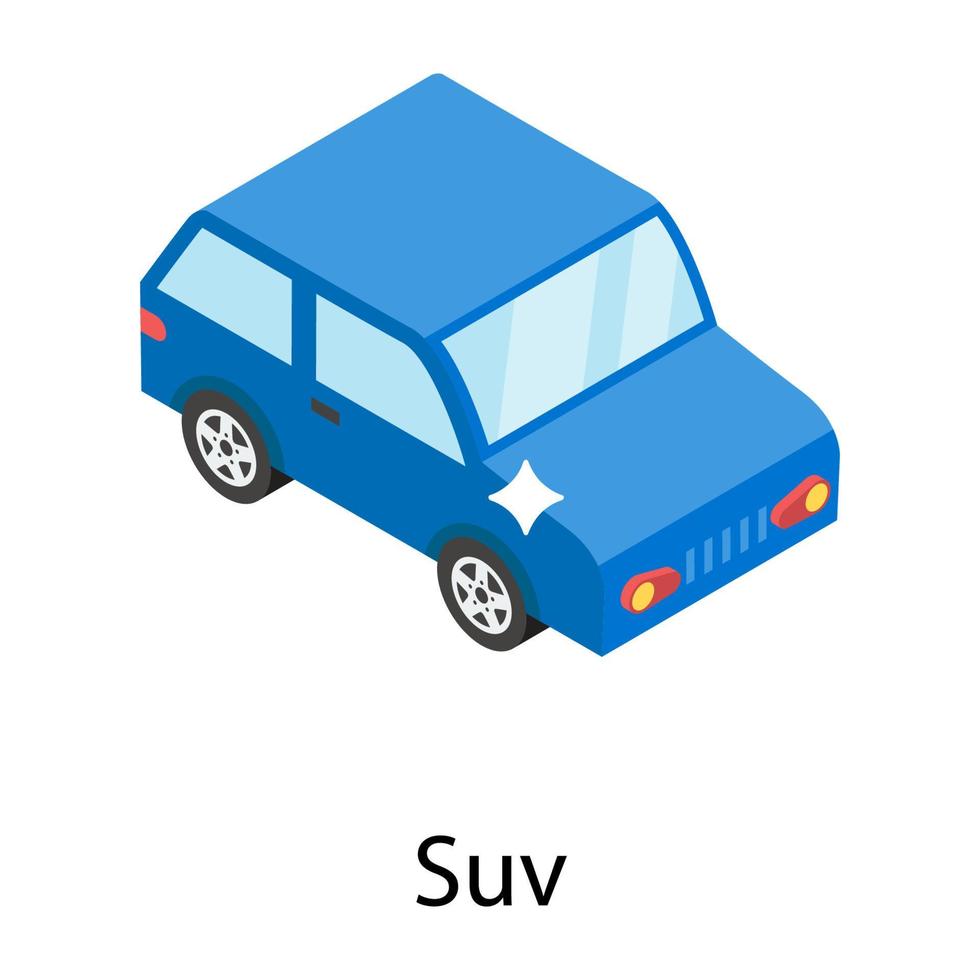 Trendy SUV Concepts vector