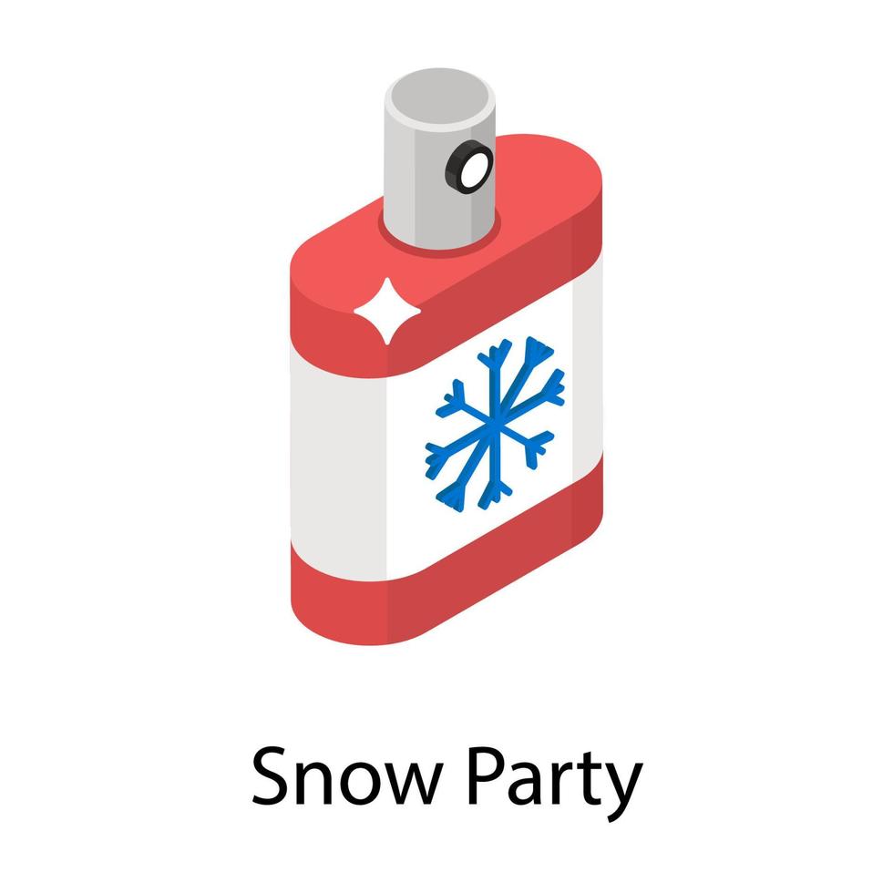 conceptos de fiesta de nieve vector