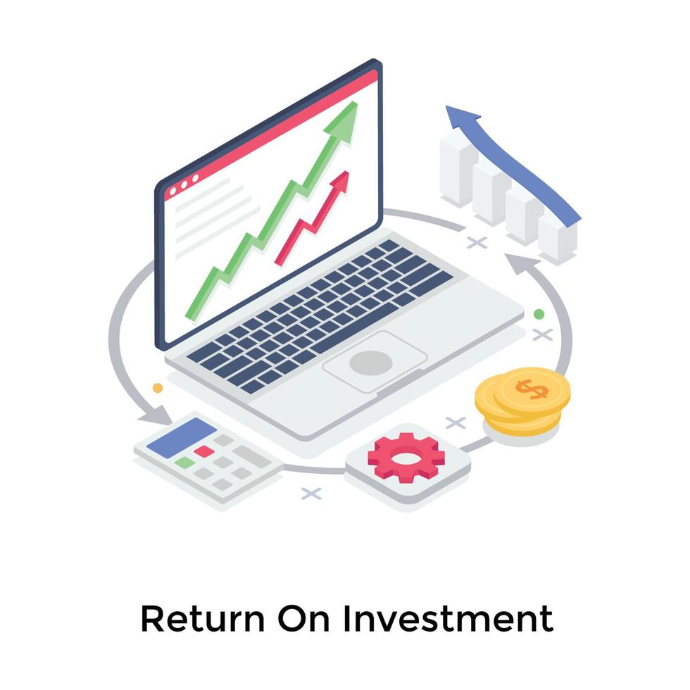 Return On Investment vector