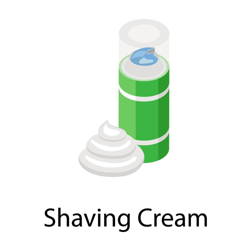 Shaving Cream Concepts vector