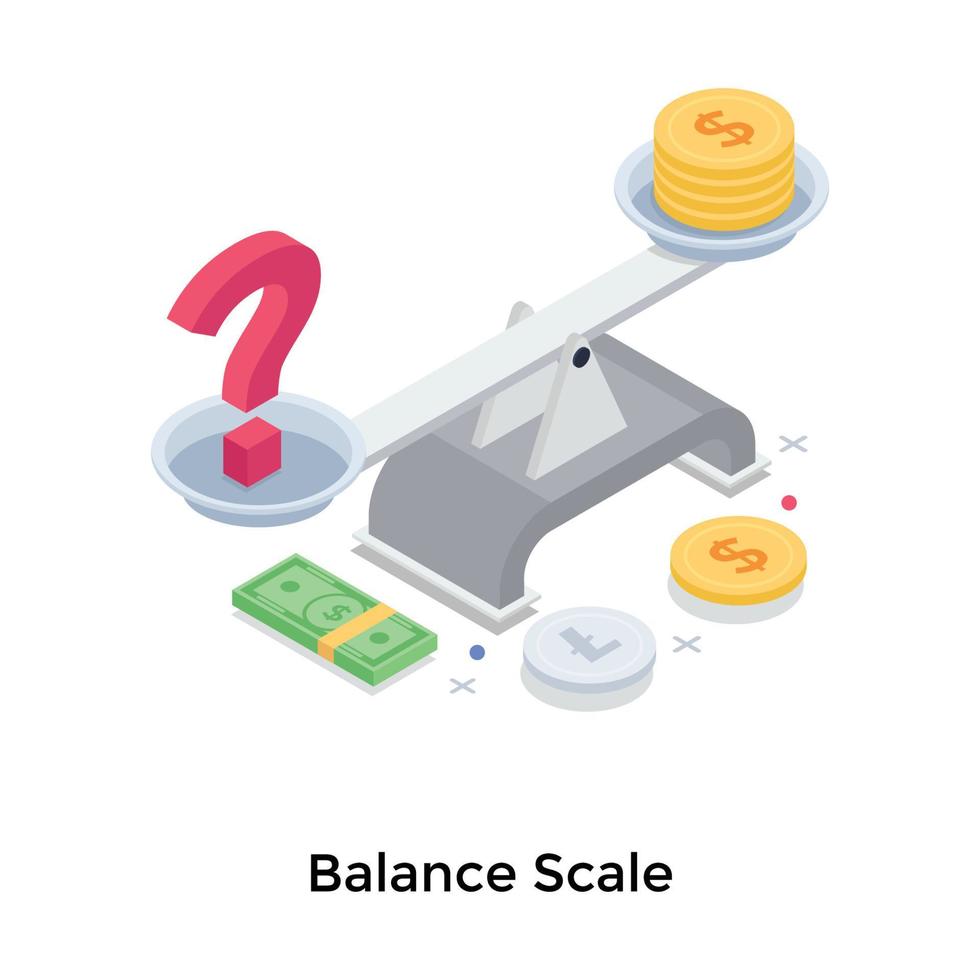 Balance Scale Concepts vector