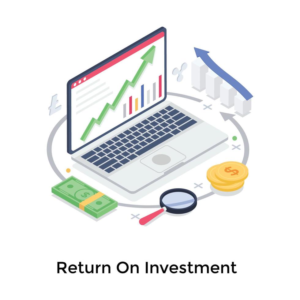 Return On Investment vector