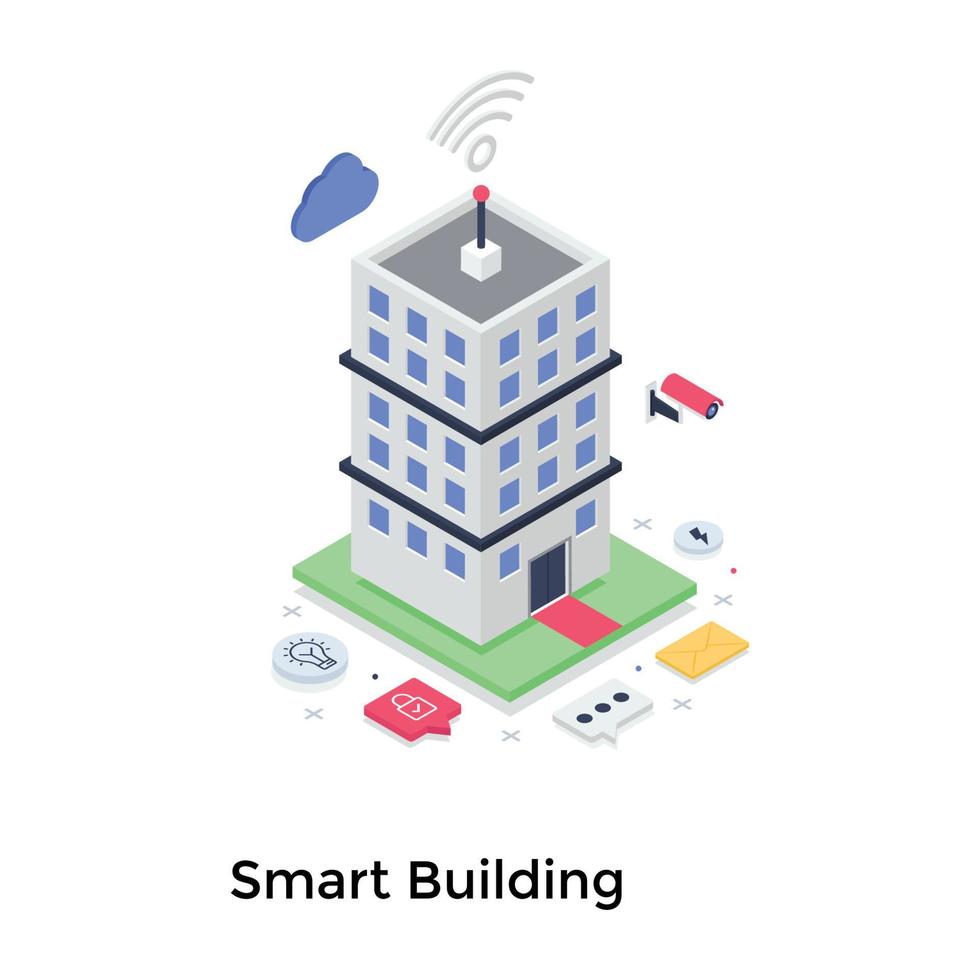 Smart Building Concepts vector