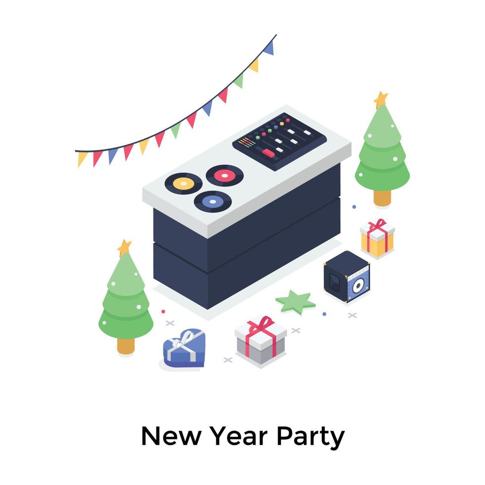 New Year Party vector