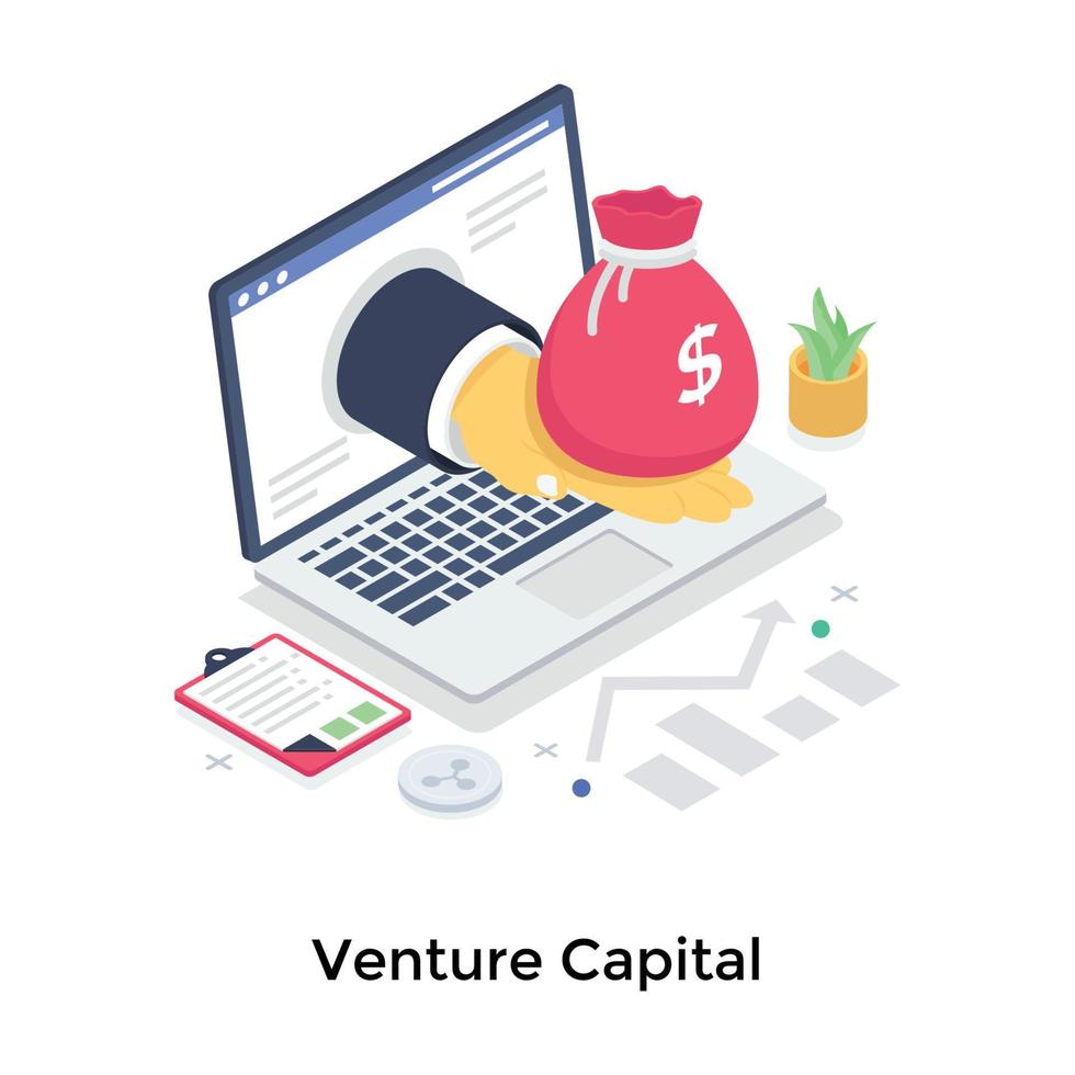 Venture Capital Concepts vector