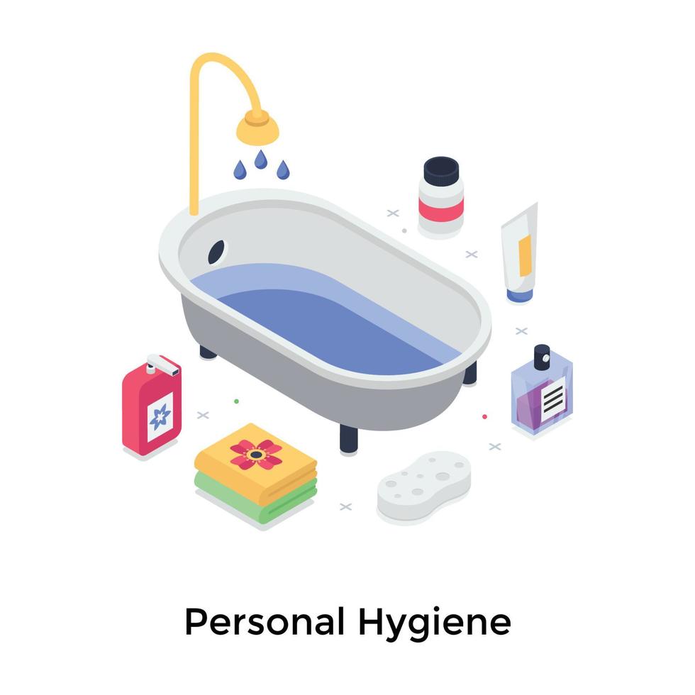 Personal Hygiene Concepts vector