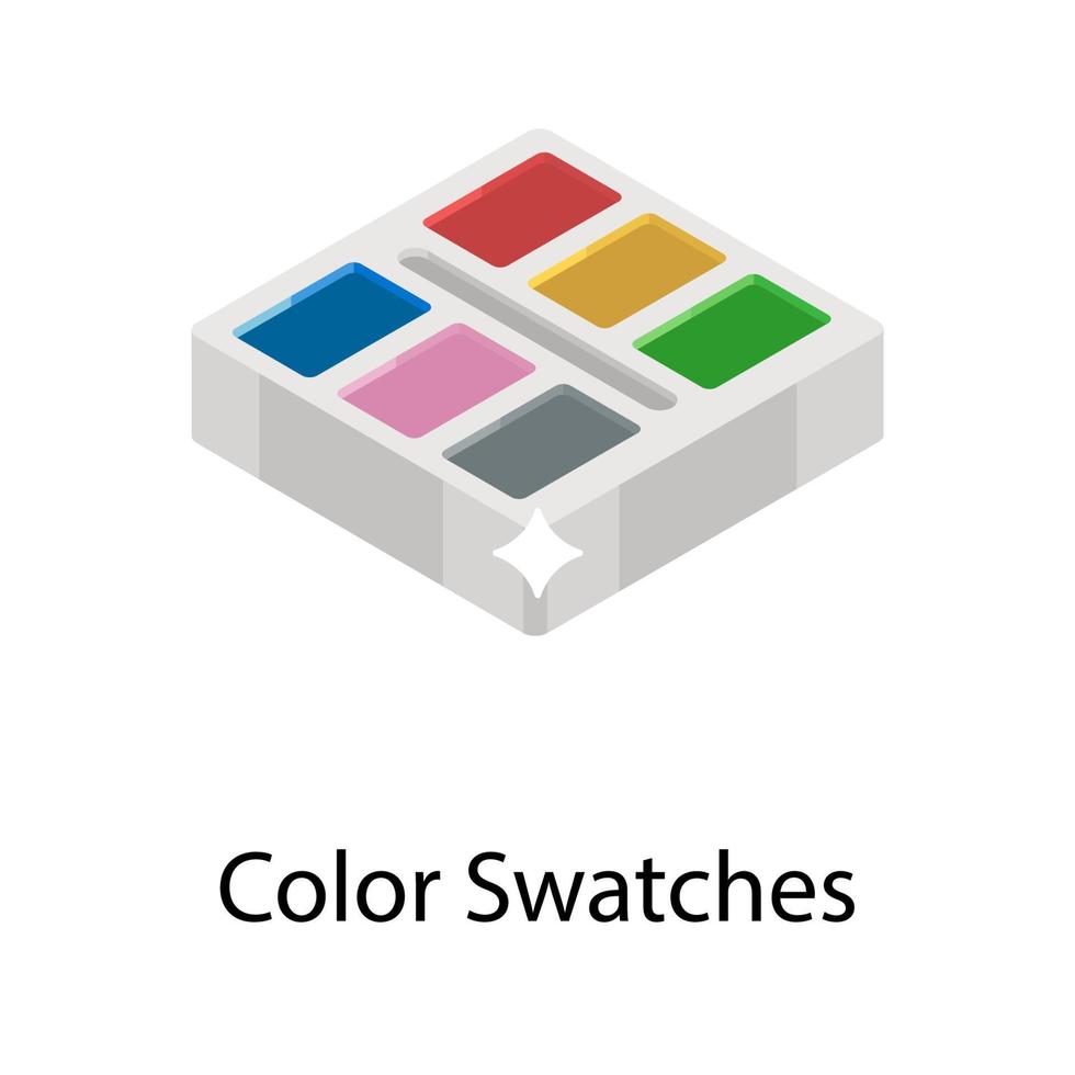 Color Swatches Concepts vector