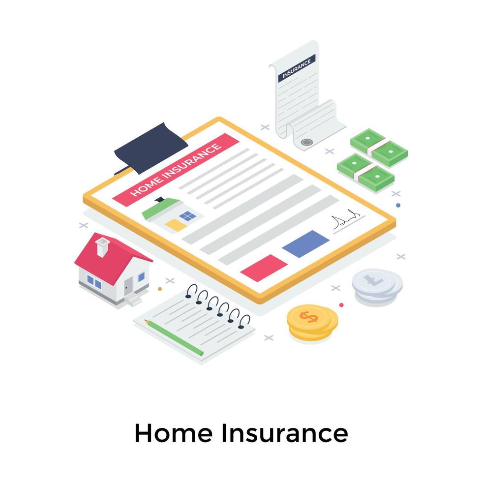 Home Insurance Concepts vector