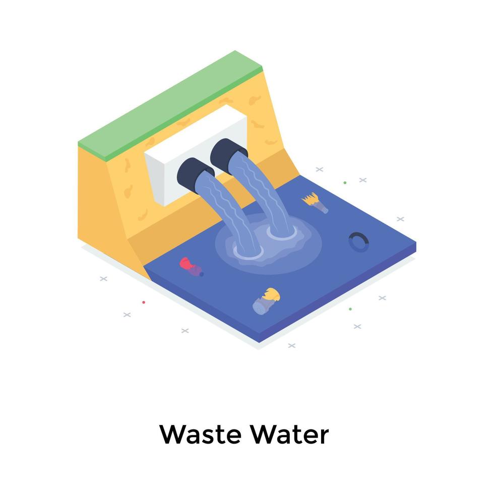 Waste Water Concepts vector