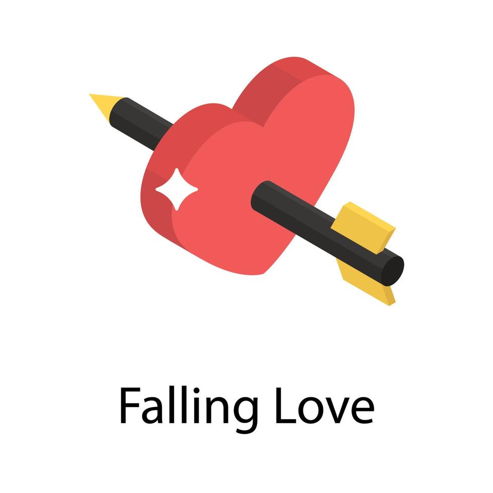 Falling Feelings Concepts vector