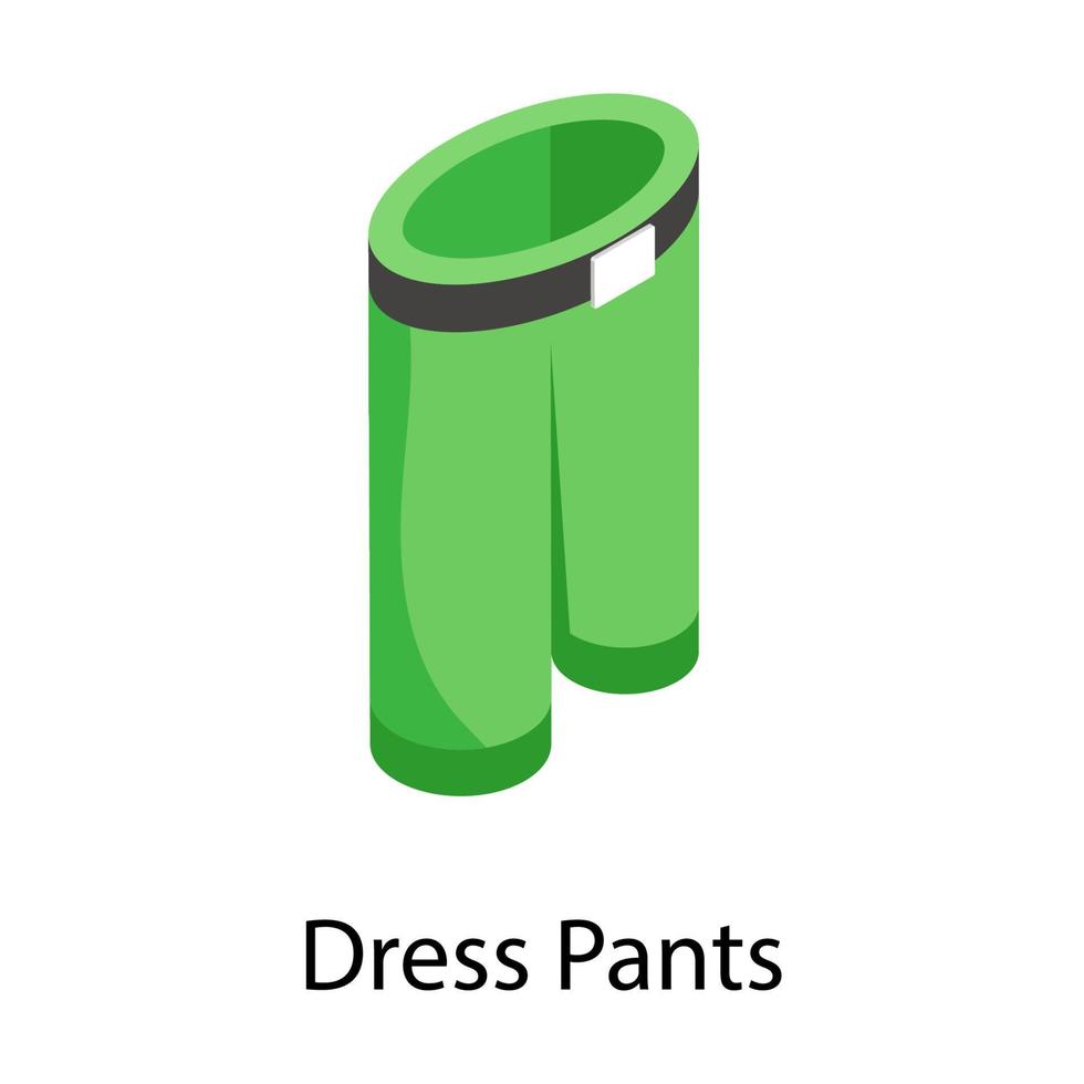 Dress Pants Concepts vector