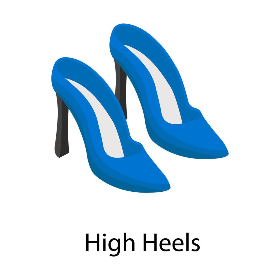 High Heels Concepts vector