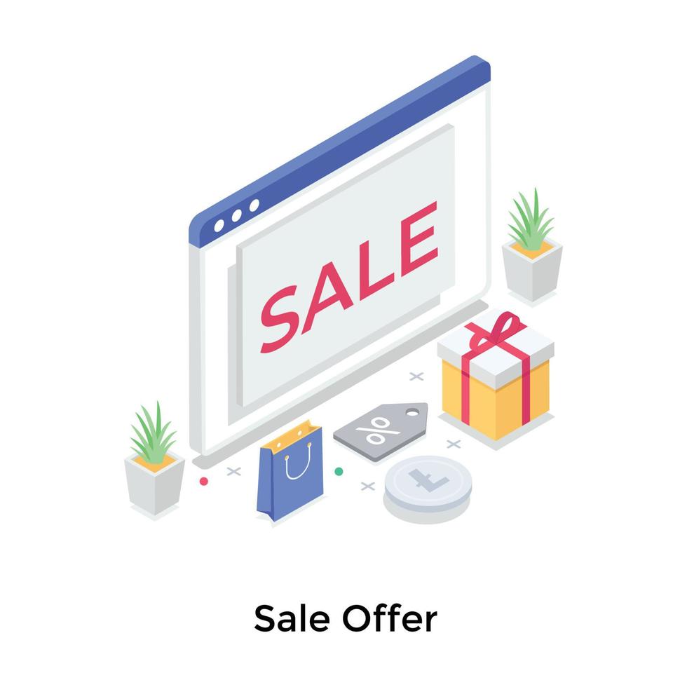 Sale Offer Concepts vector