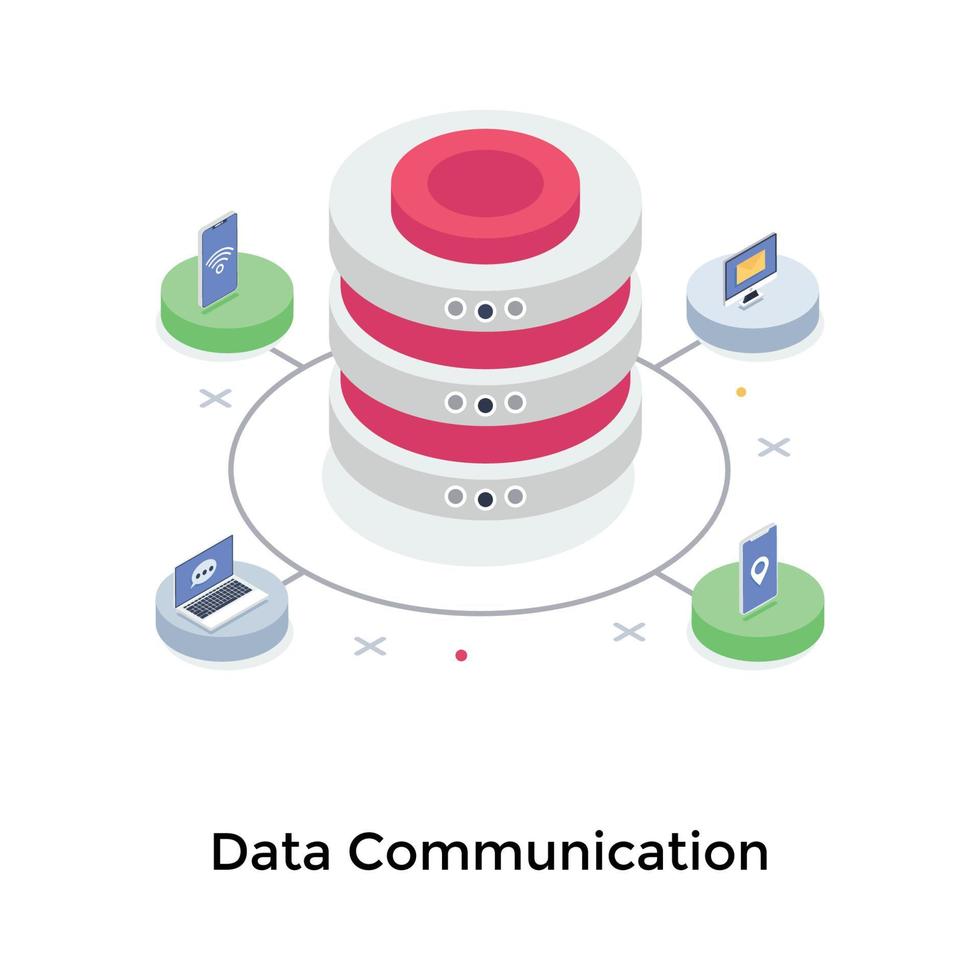Data Communication Concepts vector