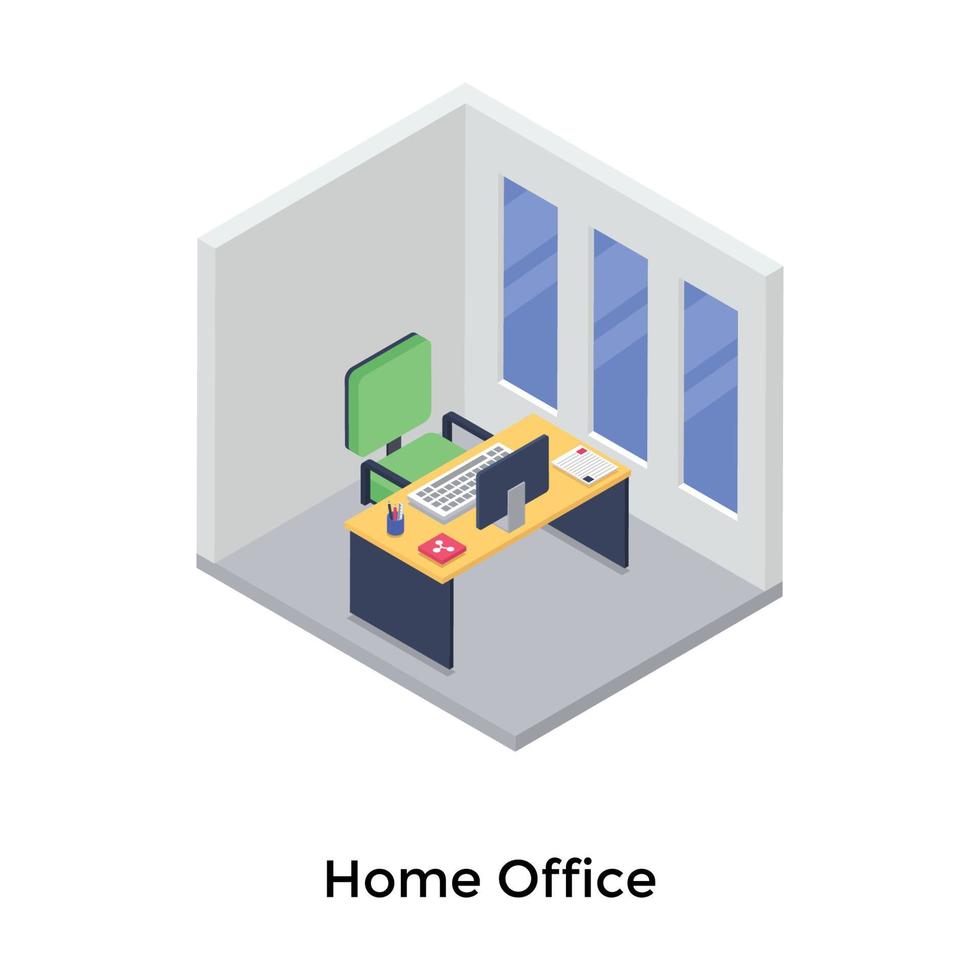 Home Office Concepts vector