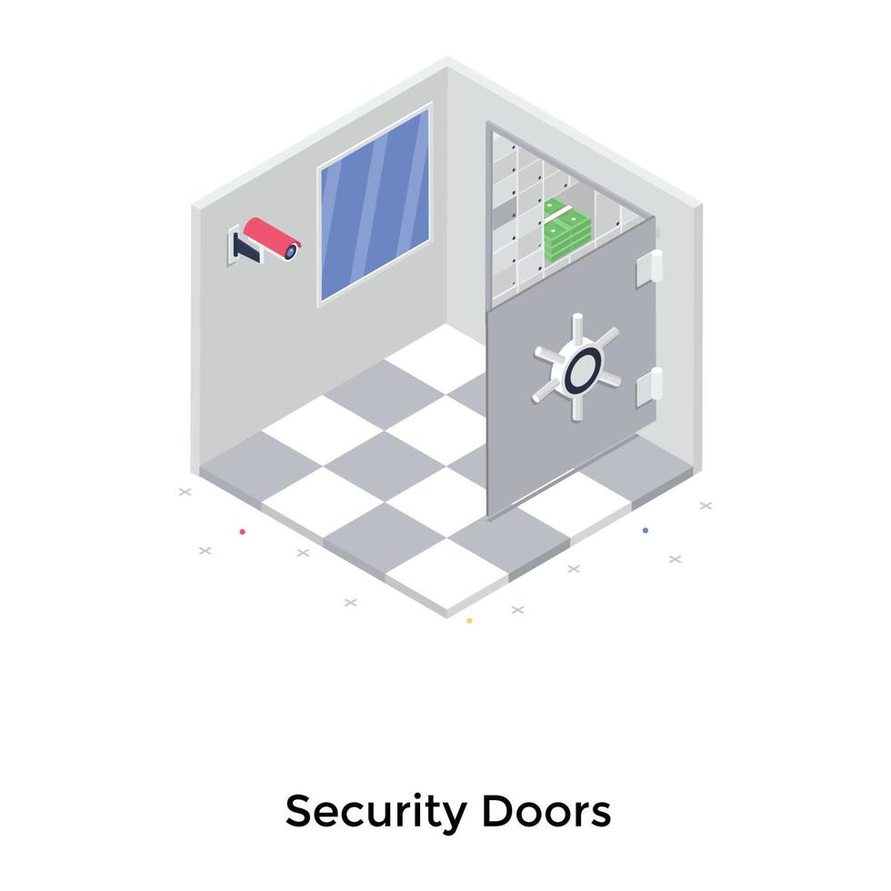 Security Door Concepts vector