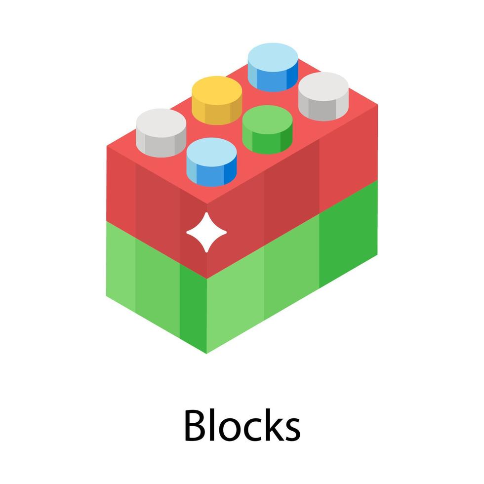 Building Blocks Concepts vector