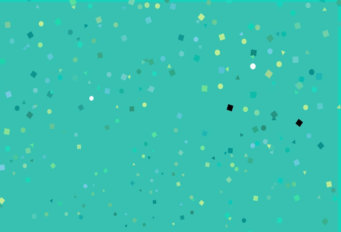 textura de vector verde claro, amarillo en estilo poli con círculos, cubos.