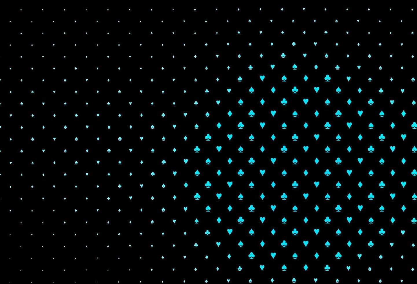 Dark blue vector layout with elements of cards.