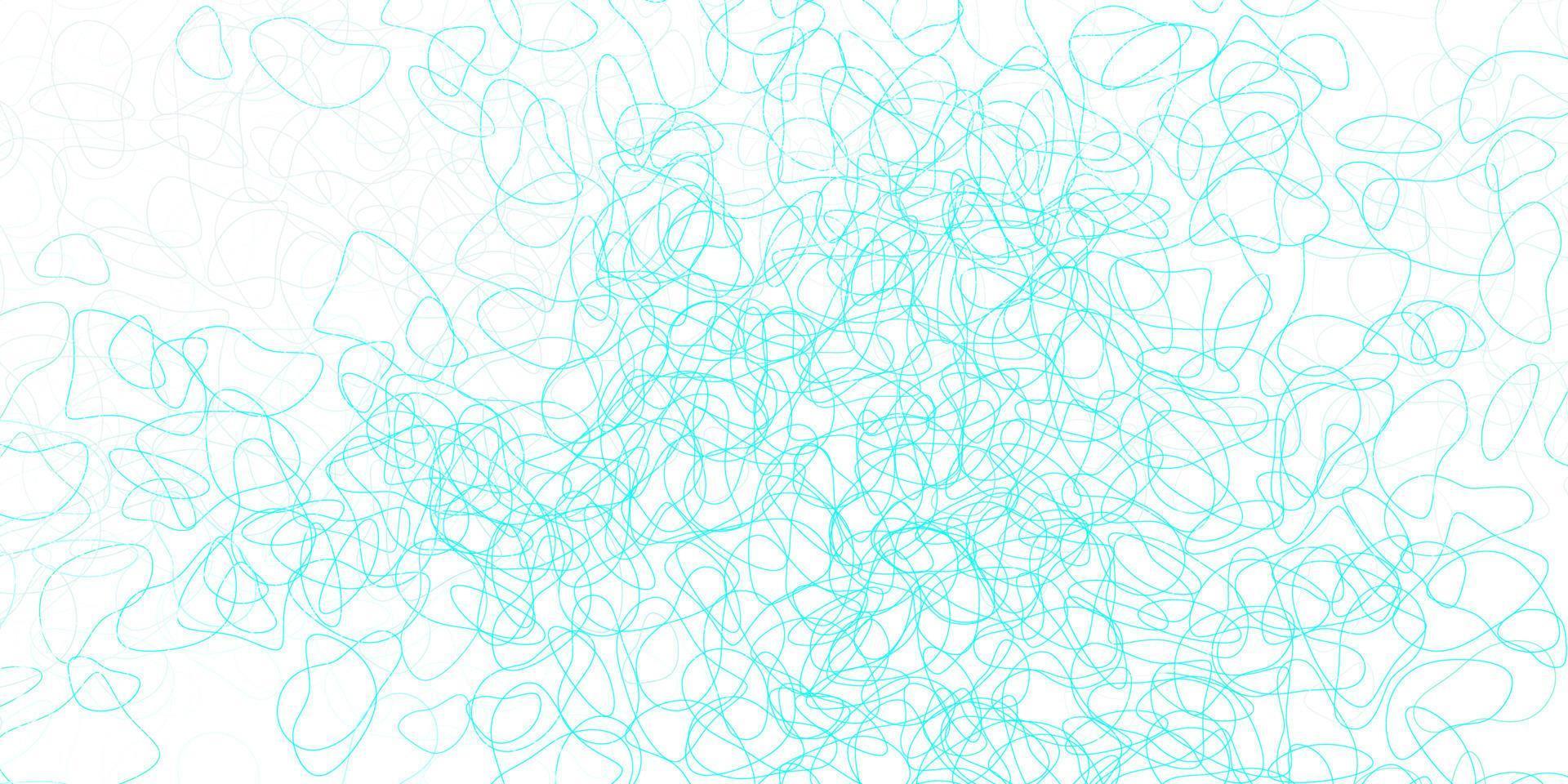 Light blue, green vector pattern with abstract shapes.