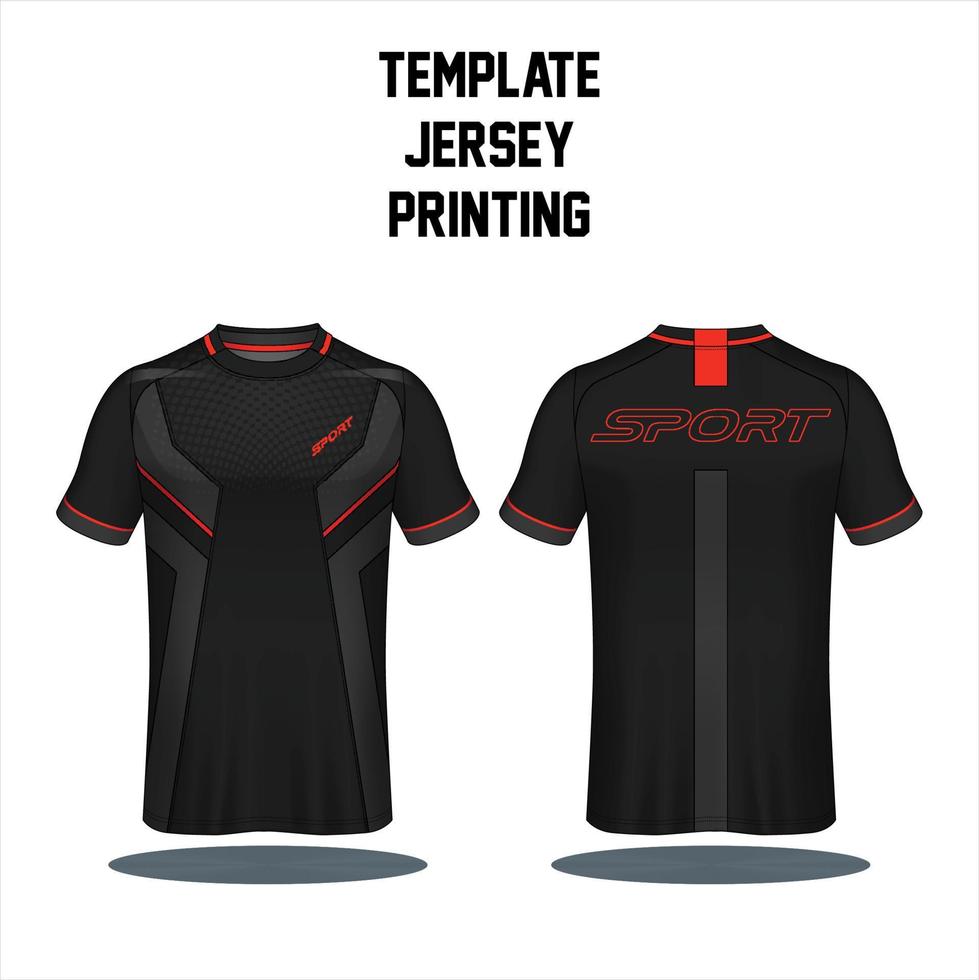 jersey design vector abstract pattern template display front and back for football teams, basketball, cycling, baseball, volleyball, racing, etc.