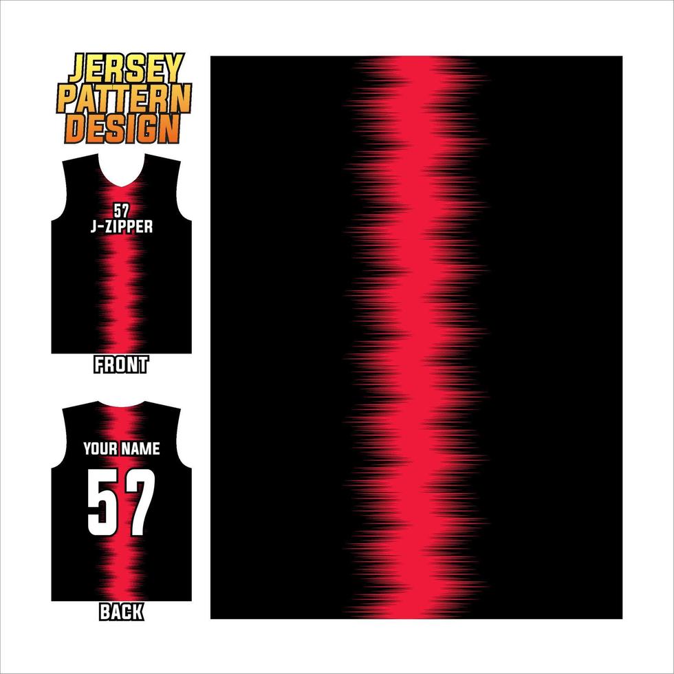 Abstract design pattern for sports jersey printing. sublime jersey templates for soccer, badminton, cycling, basketball, volleyball, etc vector