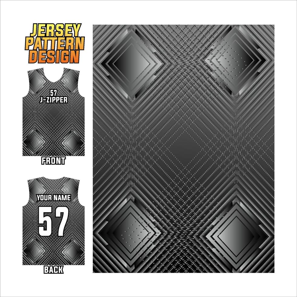 Abstract design pattern for sports jersey printing. sublime jersey templates for soccer, badminton, cycling, basketball, volleyball, etc vector