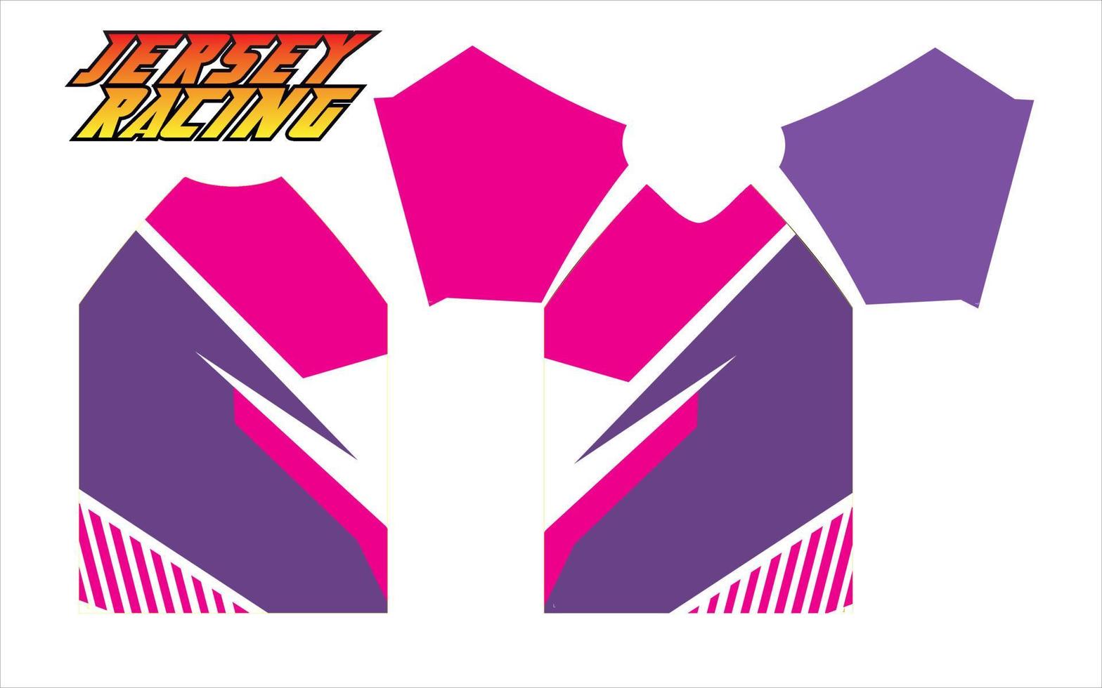 colorful racing jersey design patterns for printing and sublime vector