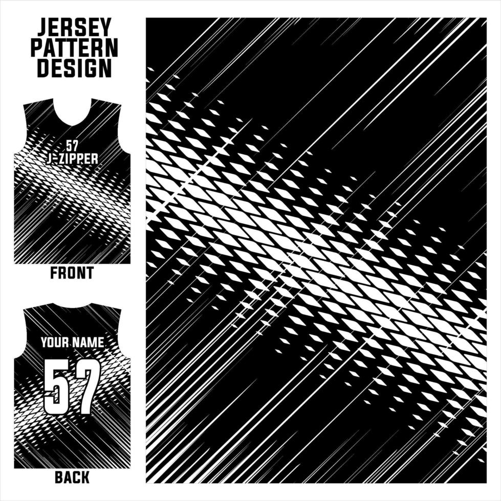 jersey design vector abstract pattern template display front and back for football teams, basketball, cycling, baseball, volleyball, racing, etc.