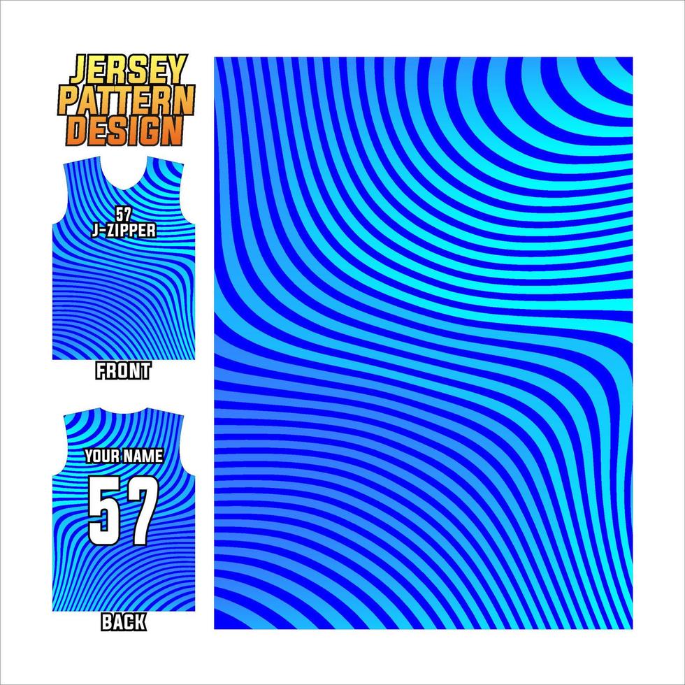 jersey design vector abstract pattern template display front and back for football teams, basketball, cycling, baseball, volleyball, racing, etc