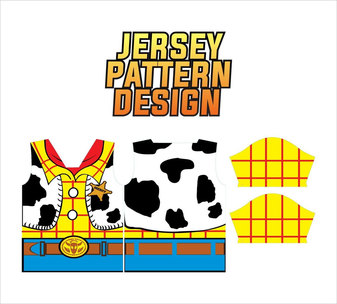 patrón de diseño abstracto para la impresión de camisetas deportivas. plantillas de camisetas sublimes para fútbol, bádminton, ciclismo, baloncesto, voleibol, etc. vector