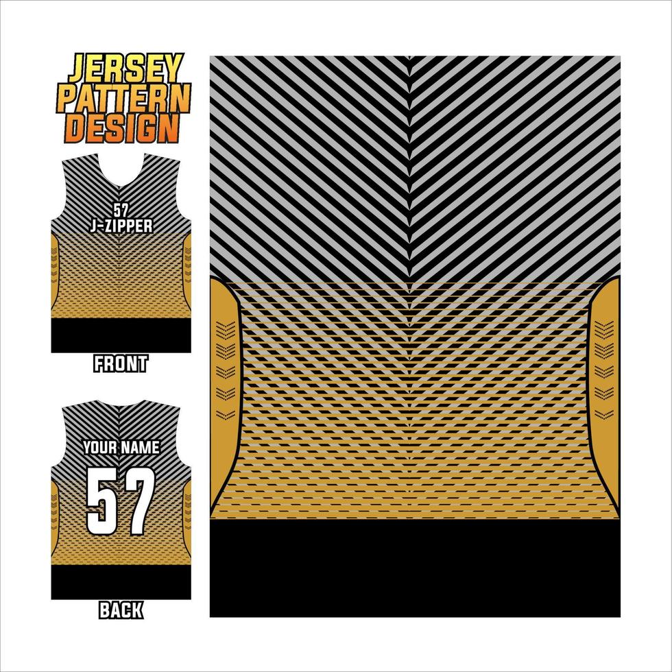 patrón de diseño abstracto para la impresión de camisetas deportivas. plantillas de camisetas sublimes para fútbol, bádminton, ciclismo, baloncesto, voleibol, etc. vector